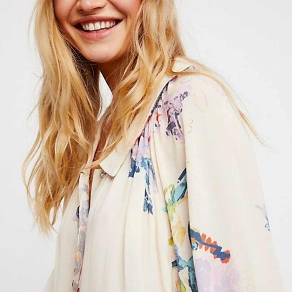 Free People Meadow Lark Tunic Shirt